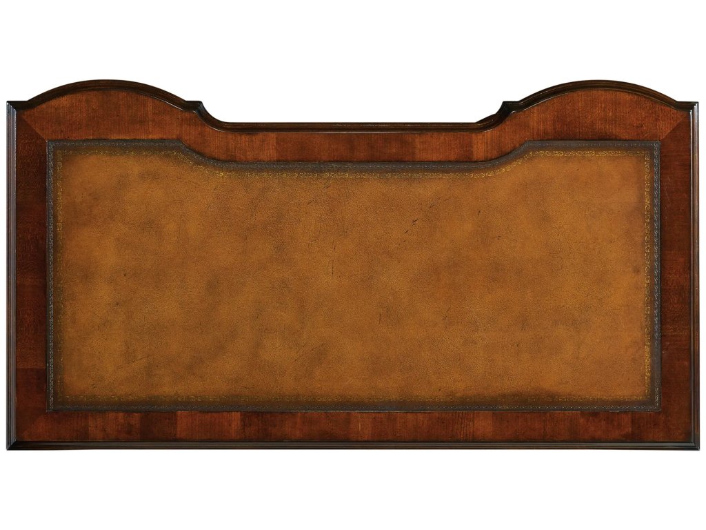 Cherry Knee-Hole Desk-Bow Front - main image