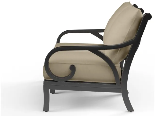 Monterey Loveseat in Linen Stone w/ Selt Welt - Alternative View