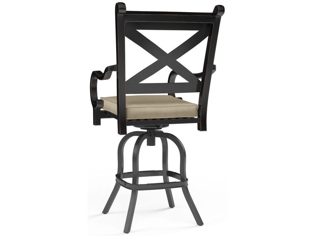 Monterey Barstool in Linen Stone w/ Selt Welt - image 2