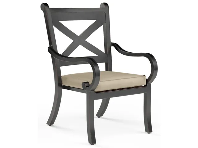 Monterey Dining Chair in Linen Stone w/ Selt Welt