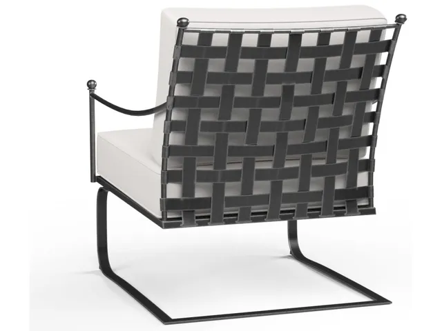 Provence Club Rocker in Canvas Flax w/ Self Welt - Alternative View