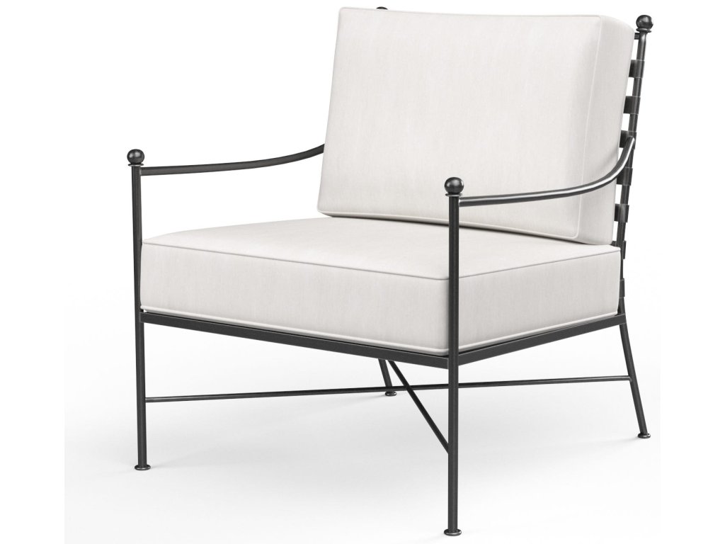 Provence Club Chair in Canvas Flax w/ Self Welt - image 2