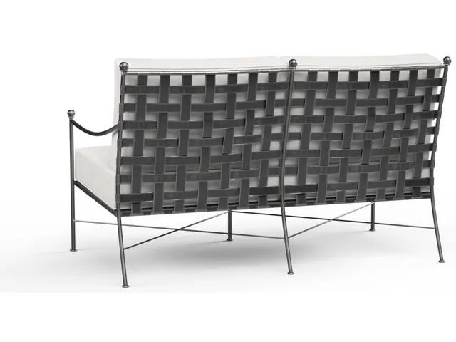 Provence Loveseat in Canvas Flax w/ Self Welt - Alternative View