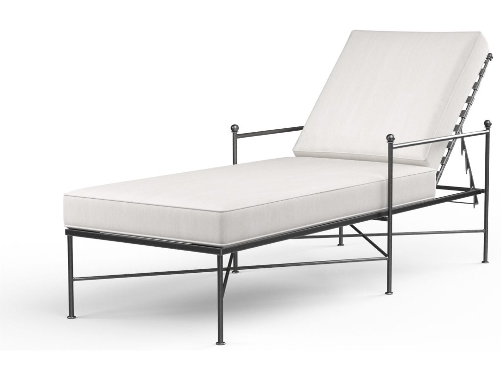 Provence Chaise Lounge in Canvas Flax w/ Self Welt - image 2