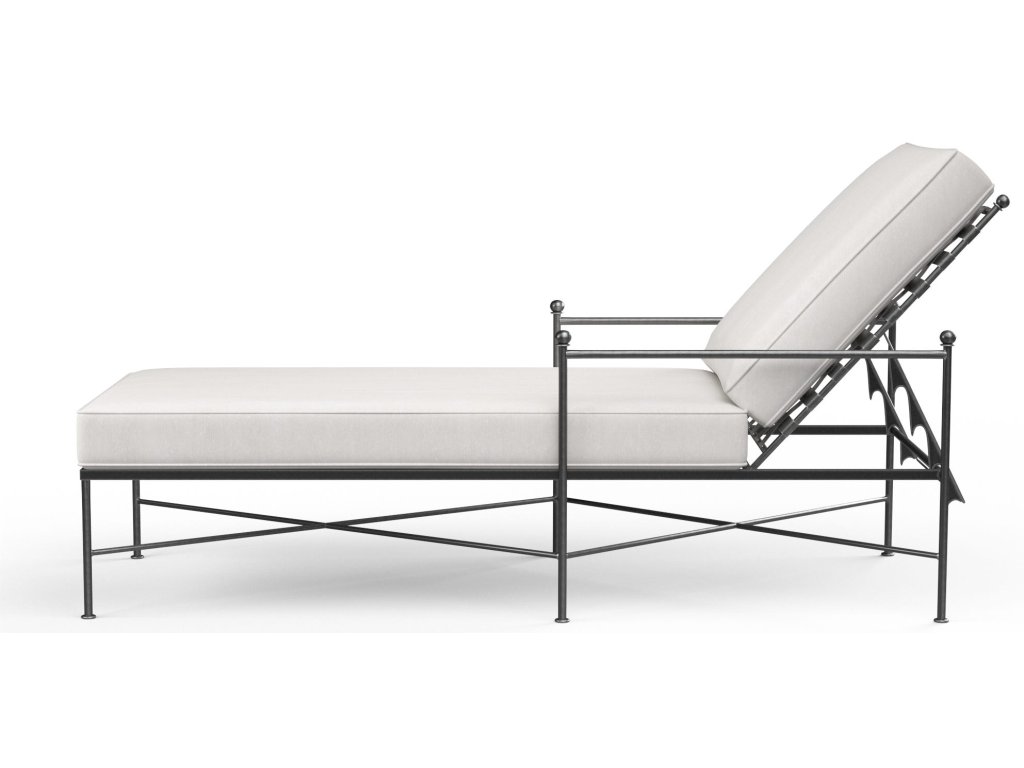 Provence Chaise Lounge in Canvas Flax w/ Self Welt - image 1