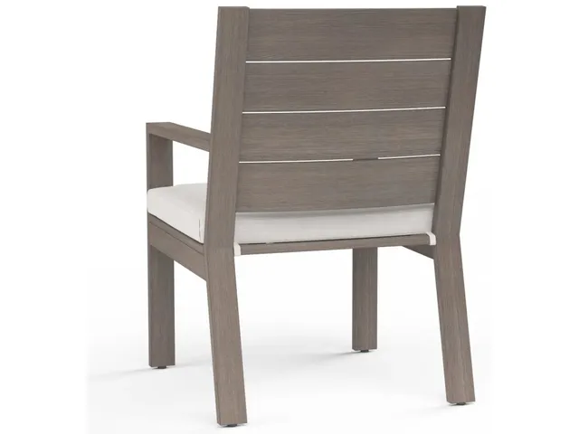 Laguna Dining Chair in Canvas Flax, No Welt - Alternative View