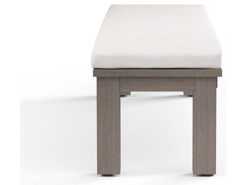 Laguna Dining Bench in Canvas Flax, No Welt - image 2