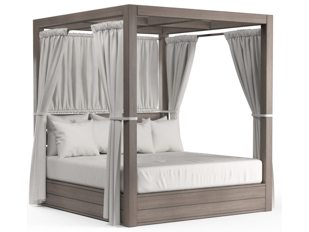 Laguna Resort King Daybed in Canvas Flax, No Welt - main image