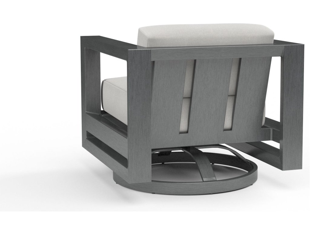 Redondo Swivel Club in Cast Silver, No Welt - main image