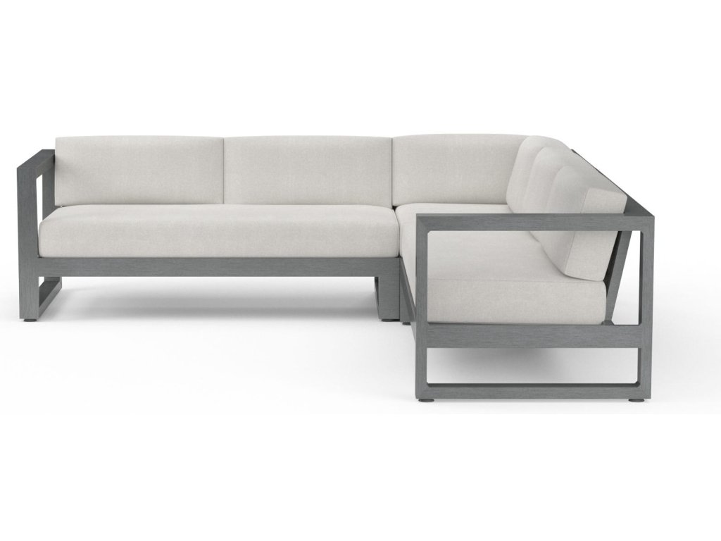 Redondo Sectional in Cast Silver, No Welt - image 2