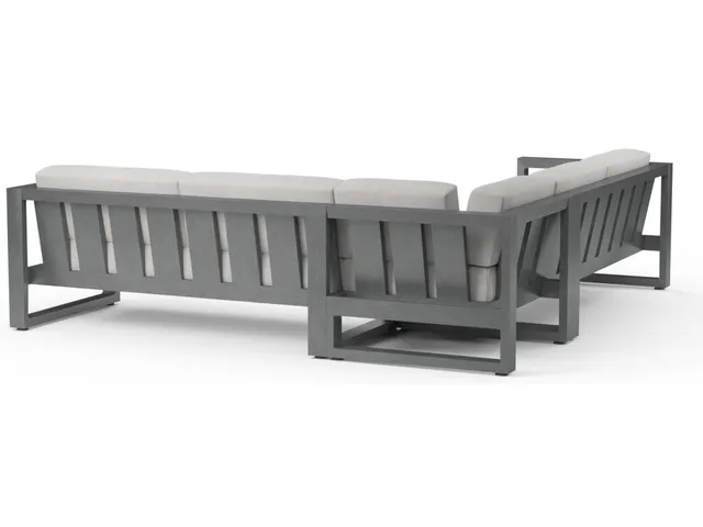 Redondo Sectional in Cast Silver, No Welt - Alternative View