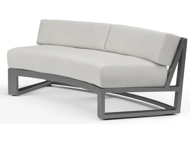CUSTOM KIT for Redondo Armless Curve Loveseat - Alternative View