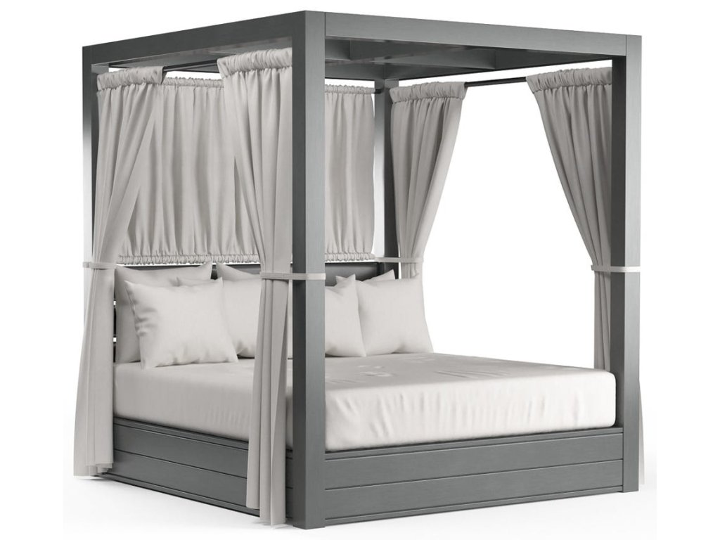 Redondo Resort King Day Bed in Cast Silver, No Welt - main image
