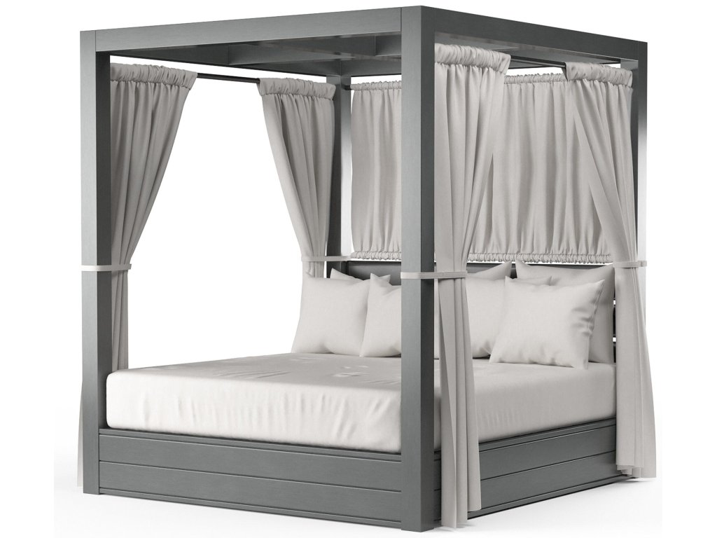 Redondo Resort King Day Bed in Cast Silver, No Welt - image 1