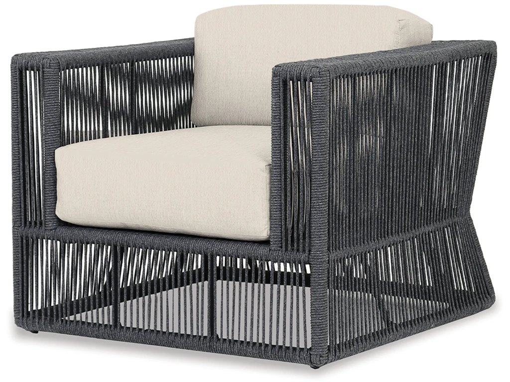 Milano Club Chair in Echo Ash w/ Self Welt - image 1