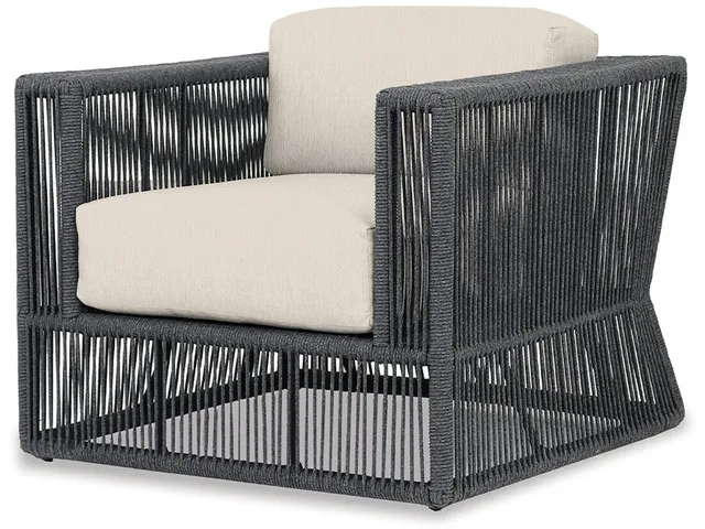 Milano Club Chair in Echo Ash w/ Self Welt - Alternative View