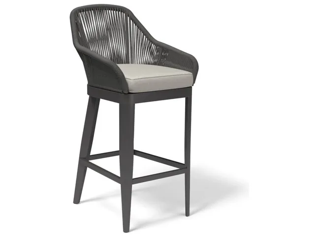 Milano Barstool in Echo Ash w/ Self Welt