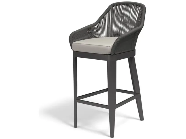 Milano Barstool in Echo Ash w/ Self Welt - Alternative View