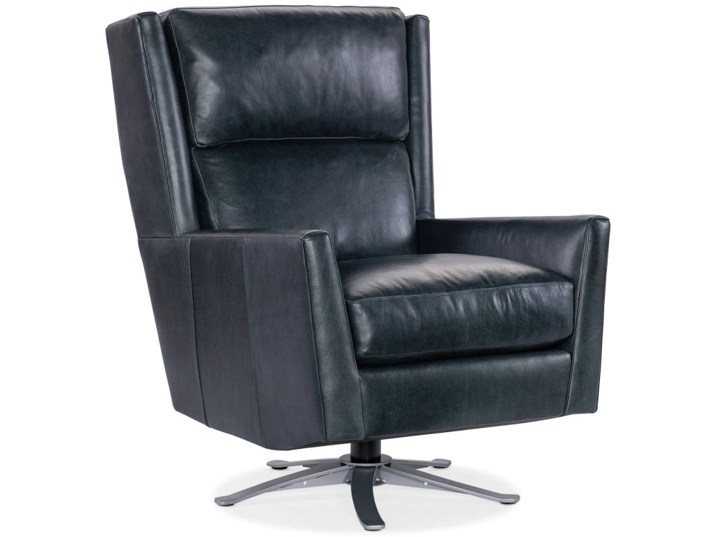 Roen Swivel Metal Pedestal Chair - main image