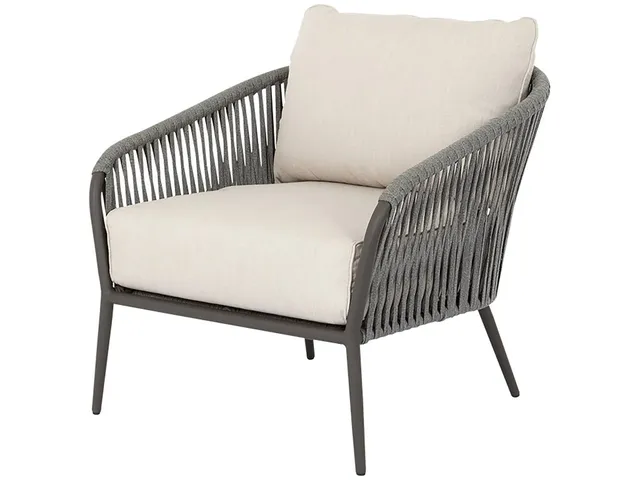 Florence Club Chair in Echo Ash, No Welt - Alternative View