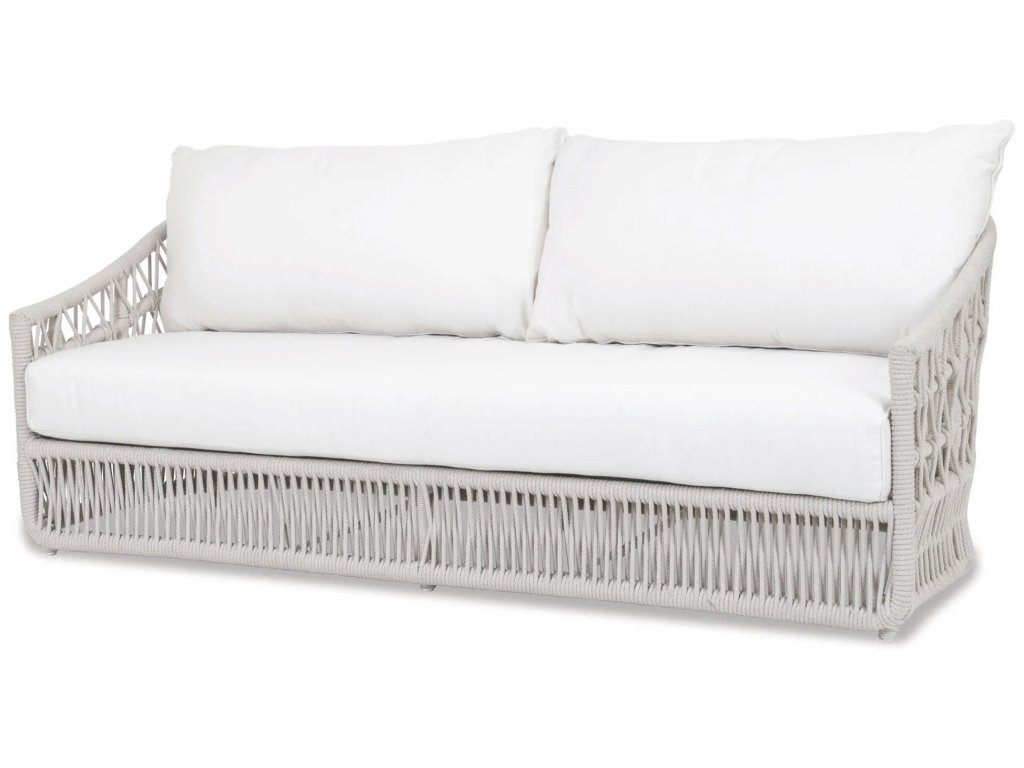 Dana Rope Sofa in Linen Canvas w/ Self Welt - image 1