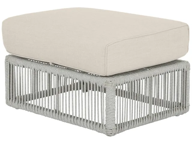 Miami Ottoman in Echo Ash w/ Self Welt - Alternative View
