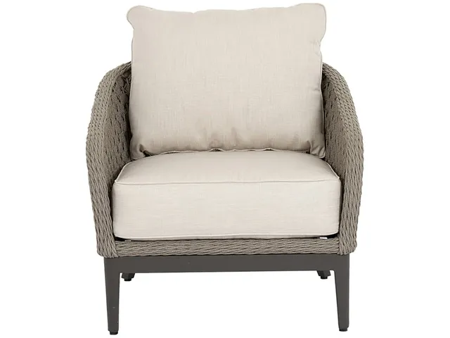 Marbella Club Chair in Echo Ash w/ Self Welt - Alternative View