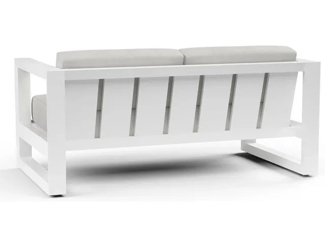 Newport Loveseat in Cast Silver, No Welt - Alternative View