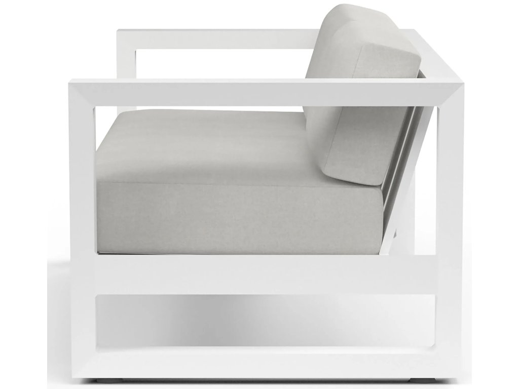 Newport Loveseat in Cast Silver, No Welt - image 2