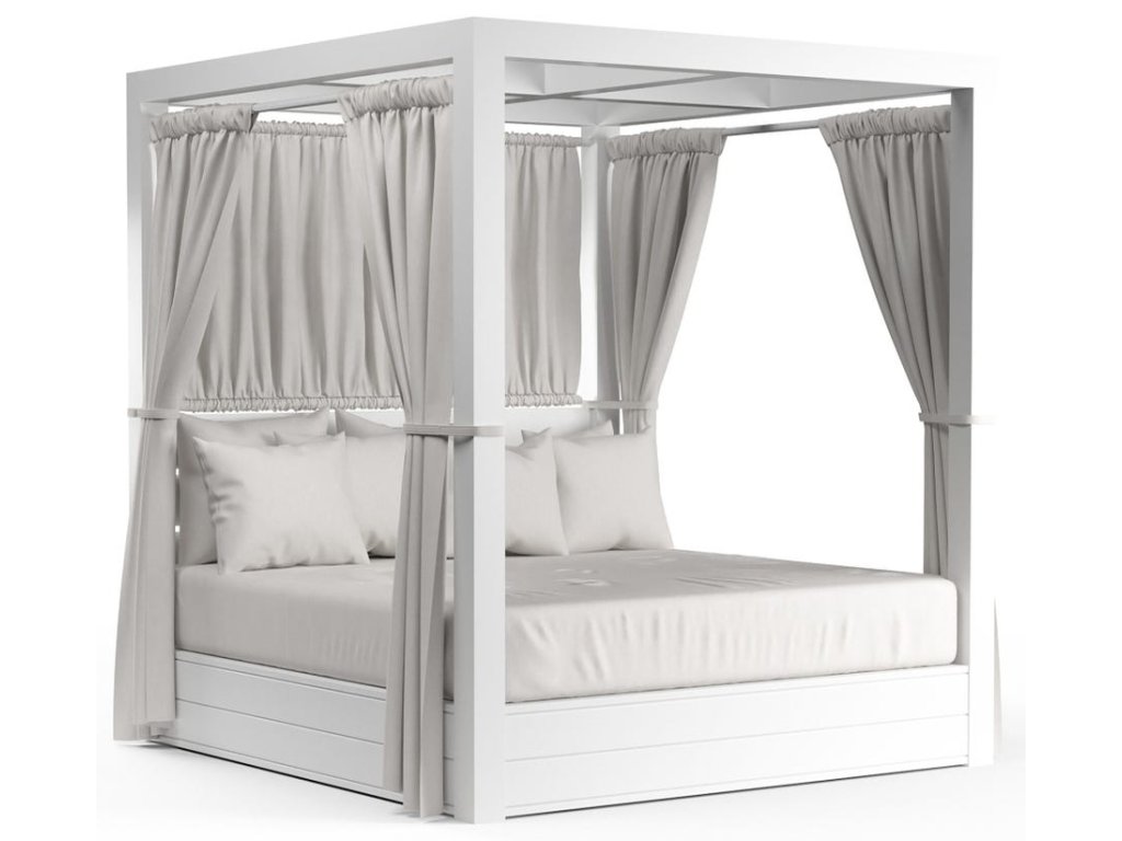 Newport Resort King Daybed in Cast Silver, No Welt - main image