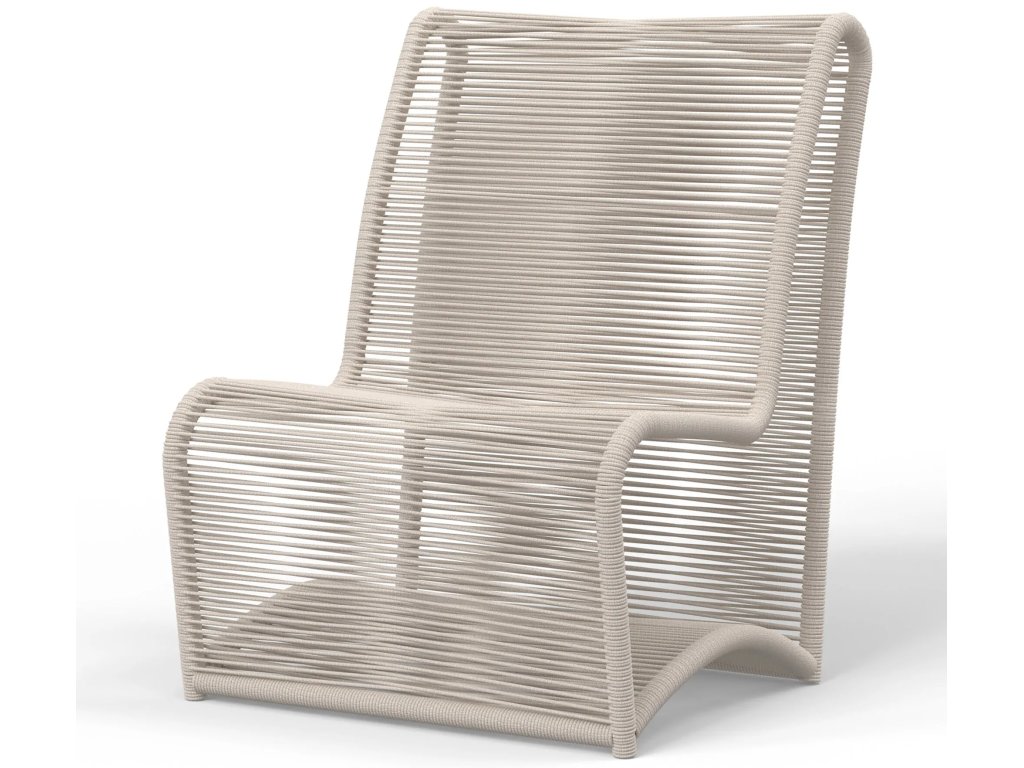 Sand Armless Club Chair - image 1