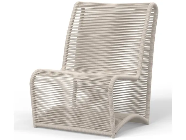 Sand Armless Club Chair - Alternative View