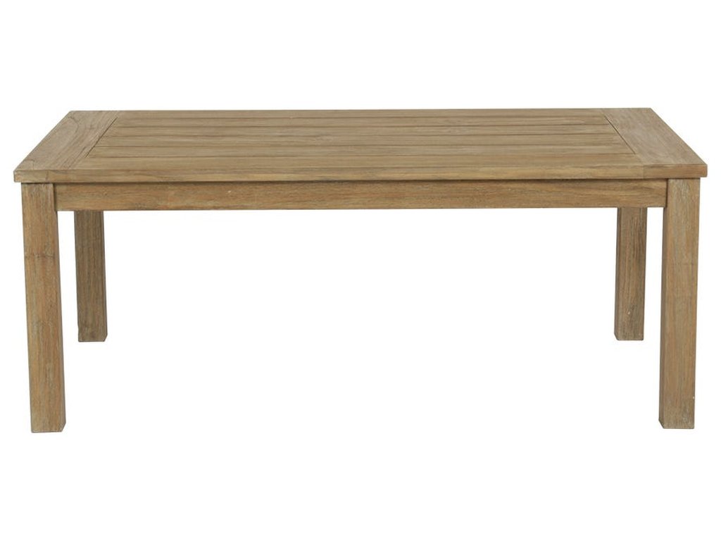 Coastal Teak Rectangular Coffee Table - main image