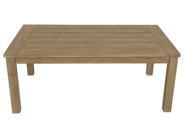 Coastal Teak Rectangular Coffee Table - Alternative View