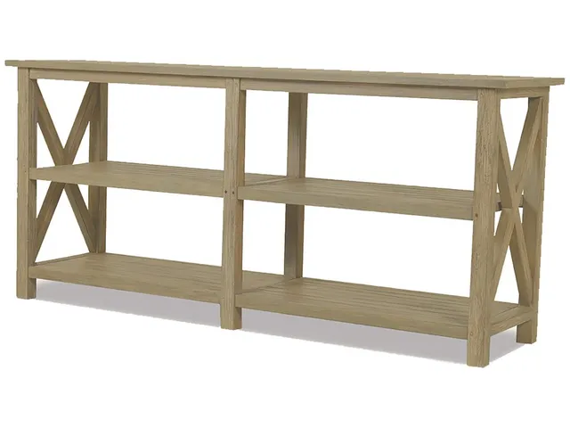 Coastal Teak X Console Table - Alternative View