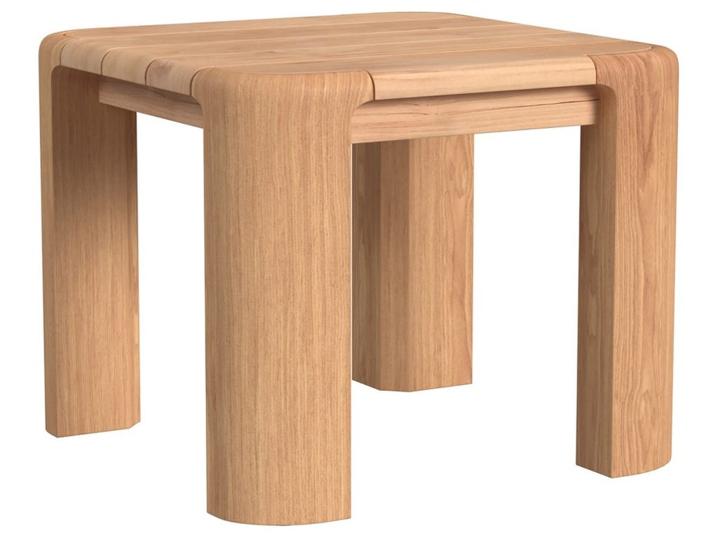 Natural Teak End Table - main image
