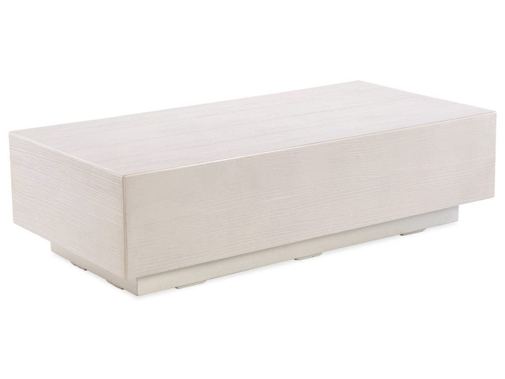 GRFC Faux Bois Coffee Table, Bone Finish - main image