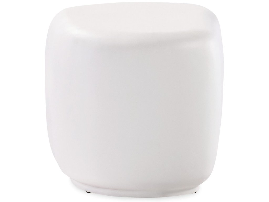 Pebble End Table - Bone - main image