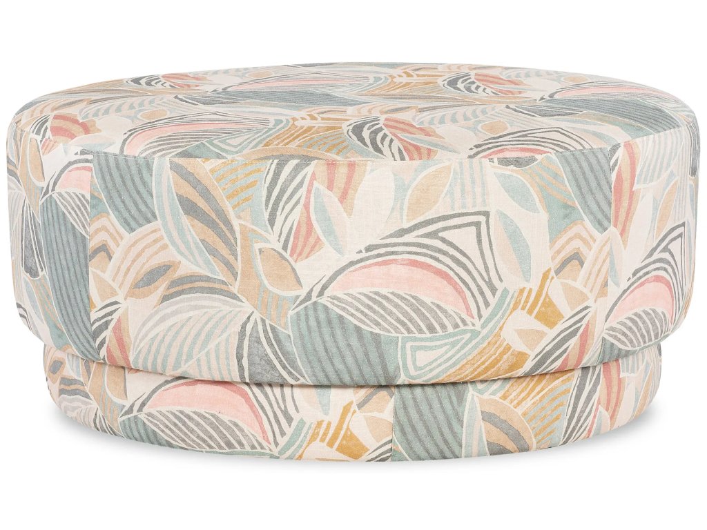 Silas Large Round Ottoman - main image