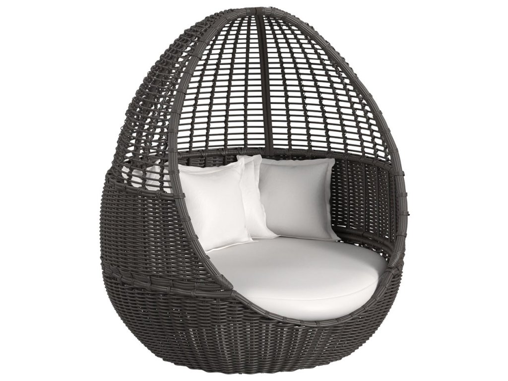 Cabo Daybed in Soothe Pearl w/ Flange Welt - main image