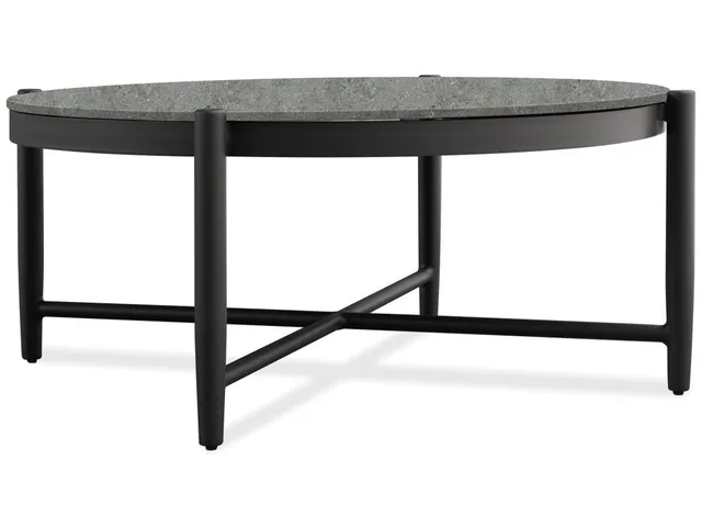 Graphite Round Post Coffee Table