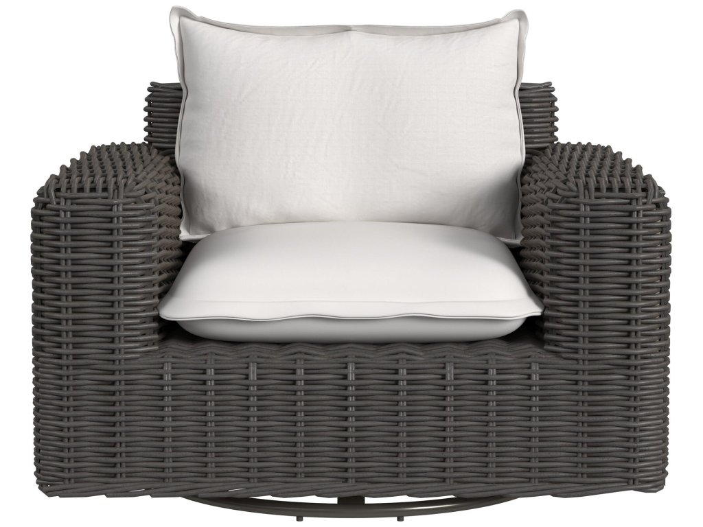 Cabo Swivel Club Glider in Soothe Pearl w/ Flange Welt - image 1