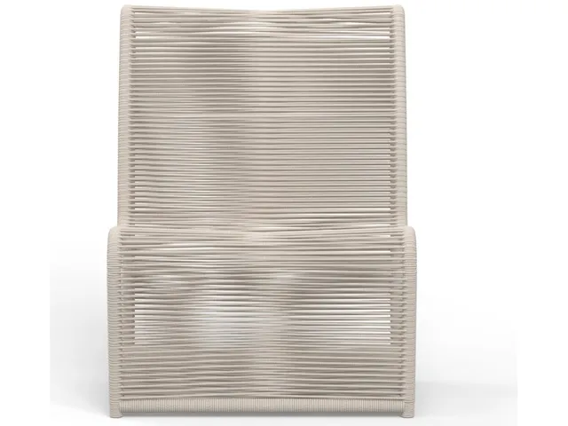 Sand Armless Club Chair