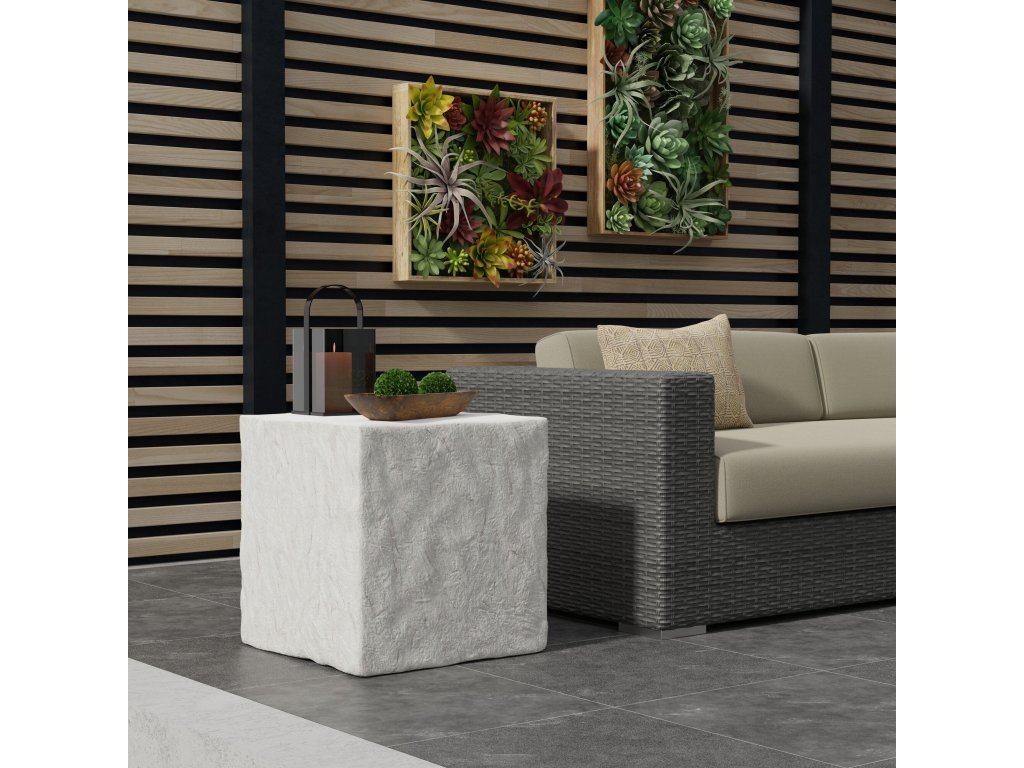 Antique Stone End Table - image 3