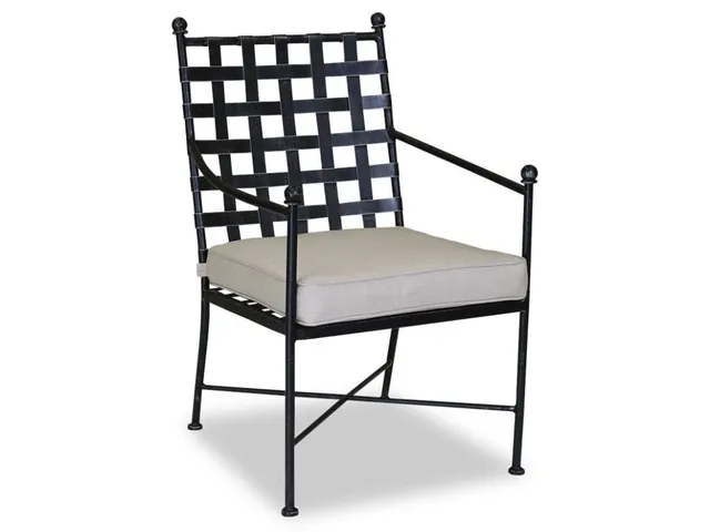 Provence Dining Chair in Canvas Flax w/ Self Welt