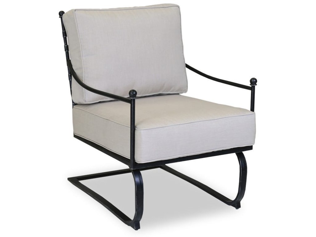 Provence Club Rocker in Canvas Flax w/ Self Welt - main image