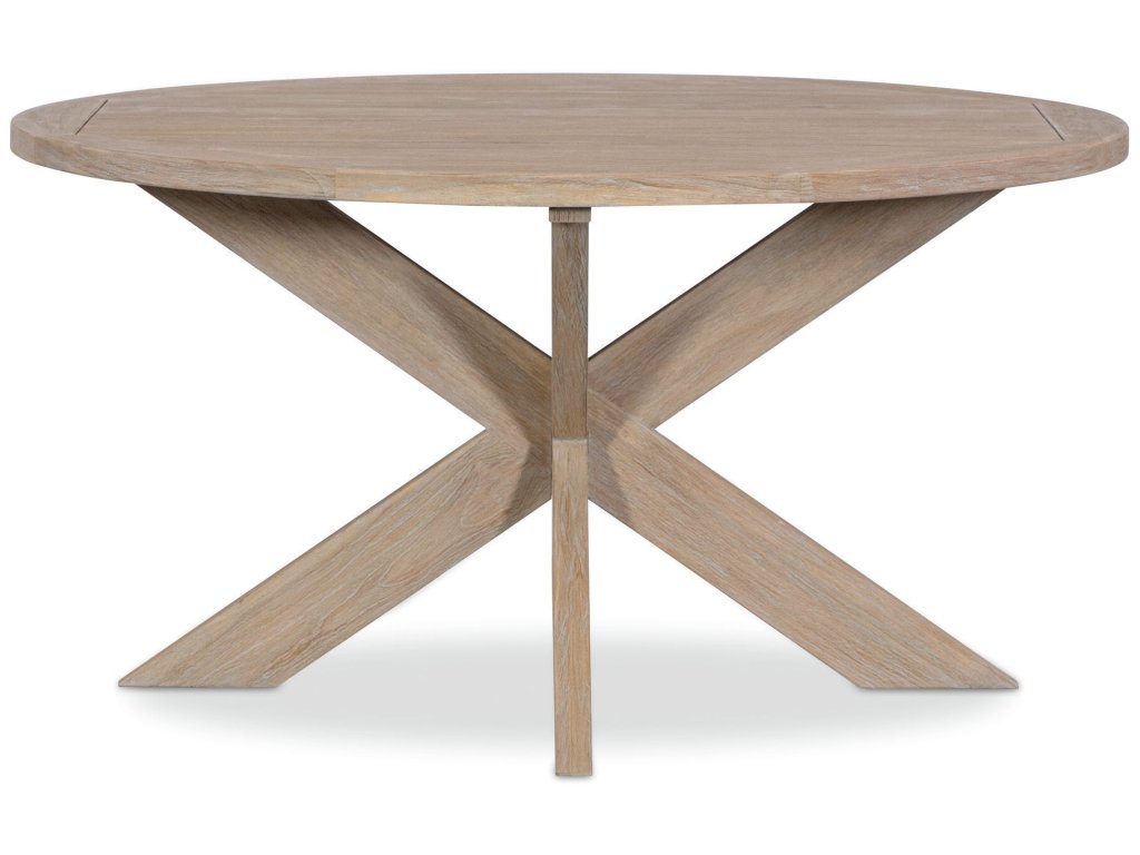 Coastal Teak 56" Round Dining Table - main image