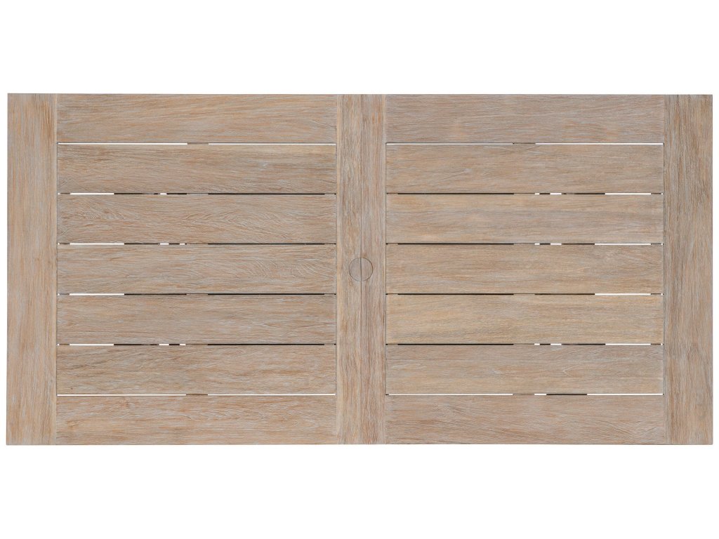 Coastal Teak Dining Table with Leaf Extension - image 1