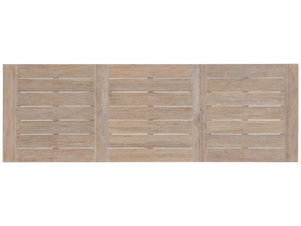 Coastal Teak Dining Table with Leaf Extension - image 3