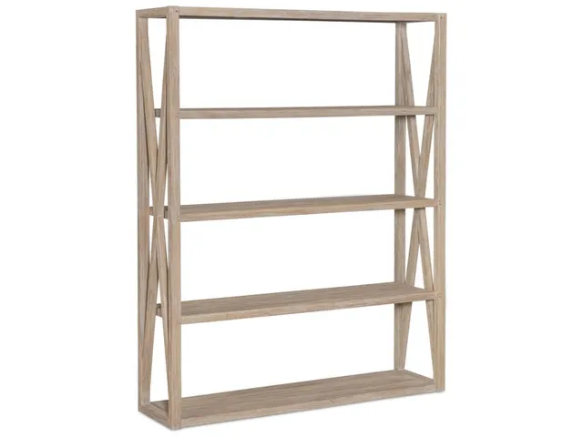 Coastal Teak X Bookcase